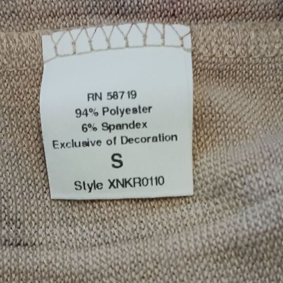 NY Collection Paisley Gold Studded Cardigan - Picture 14 of 15